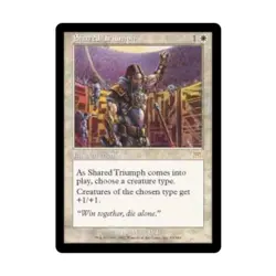 WOTC MtG Onslaught Shared Triumph (R) EX - Image 1