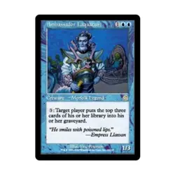 WOTC MtG Torment Ambassador Laquatus (R) (Foil) EX - Image 1