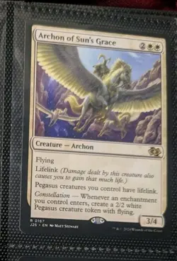 Archon of Sun's Grace 0167 Non Foil Rare Foundations Jumpstart MTG Near Mint - Image 1