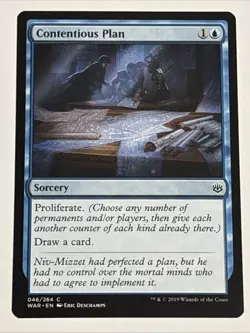 MTG War of the Spark Contentious Plan 046/264 NM - Image 1