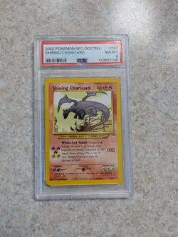 2002 POKEMON NEO DESTINY #107 SHINING CHARIZARD PSA 8 - Image 1