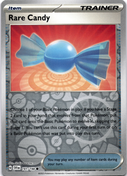 Pokemon SV01: Scarlet & Violet Base Set #191/198 Rare Candy Reverse Holo - Image 1