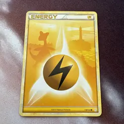Pokemon HeartGold SoulSilver HGSS - Lightning Energy 118/123 Ampharos NM - Image 1