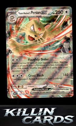 Team Rocket's Persian ex - 150/182 150/182 Pokemon Double Rare SV10: Destined Ri - Image 1
