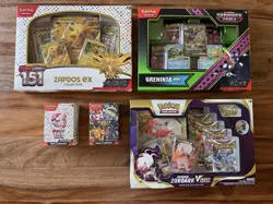 Pokemon 151 Scarlet & Violet Sword and Shield TCG LOT Factory SEALED - Image 1