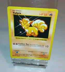 Vulpix 68/102 HP Base Set Shadowless Regular Pokemon TCG - Image 1