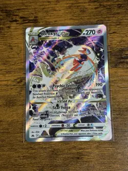 2023 Pokemon Sword & Shield Crown Zenith Deoxys VST Galarian Gallery #GG46/GG70 - Image 1