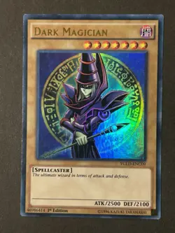 Dark Magician YGLD-ENC09 1st Edition Ultra Rare Konami TCG Yugioh Card NM - Image 3