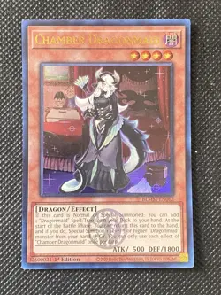 YuGiOh! - Chamber Dragonmaid BLMM-EN062 Ultra Rare 1st Edition Near Mint - Image 1
