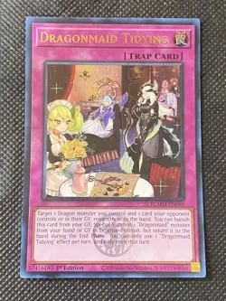 YuGiOh! - Dragonmaid Tidying BLMM-EN069 Ultra Rare 1st Edition Near Mint - Image 1