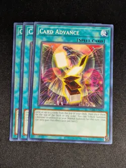 Yugioh - 3x Card Advance EGS1-EN0293 Unlimited Edition Common NM - Image 1