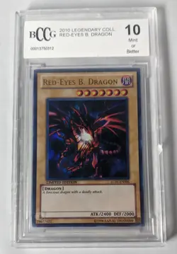 Red-Eyes B. Dragon LC01-EN006 BCCG Mint 10 Legendary Coll Ultra Rare YuGiOh! - Image 1