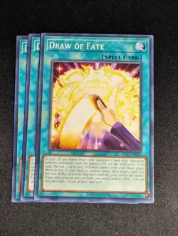Yugioh - 3x Draw of Fate EGS1-EN033 Unlimited Edition Common NM - Image 1
