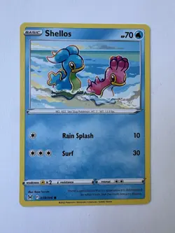 2022 Shellos 039/196 TCG Pokemon Card Lost Origin Common - Image 1