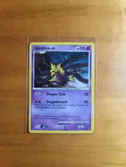 Giratina 028/127 Platinum Exclusive Cosmos Holo Rare Pokemon TCG Card NM - Image 1