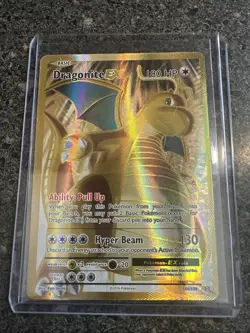 Pokemon TCG Dragonite-EX Evolutions Full Art Holo Card 106/108 Ultra Rare Mint - Image 1