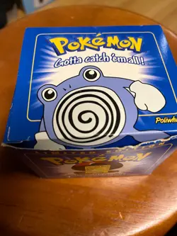 Pokemon Burger King 23k Gold Plated Poliwhirl Trading Card Sealed but open box - Image 1