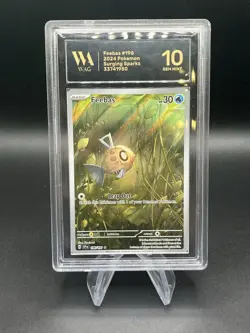 WAG 10 Feebas 198/191 Surging Sparks Illustration Rare Pokemon Card TCG - Image 1