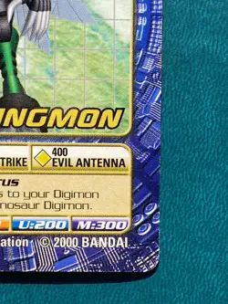 BO-119 Stingmon Digimon Card Digi-Battle Series 3 2000 Bandai HP - Image 4