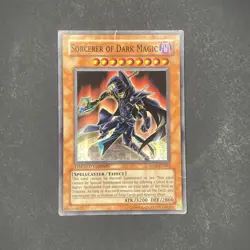 Sorcerer of Dark Magic Limited Edition Common Card MOV-EN002 Heavy Played - Image 1