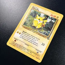 Pikachu 60/64 Jungle Regular Wizards WOTC Vintage Pokemon Card 1999 Near Mint NM - Image 2