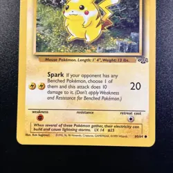 Pikachu 60/64 Jungle Regular Wizards WOTC Vintage Pokemon Card 1999 Near Mint NM - Image 5