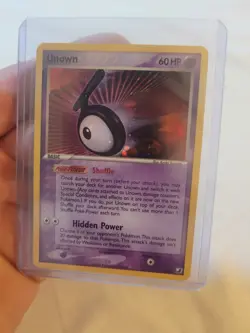 Unown T - T/28 - Pokemon Ex Unseen Forces Holo Rare Card lp - Image 1