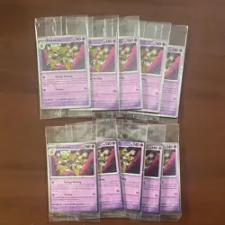 Pokemon Alakazam Twilight Masquerade Cosmos Holo Card 082/167 Sealed Lot Of 10 - Image 1