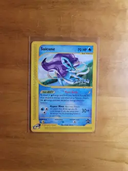 Pokemon TCG Suicune 53 Wotc Black Star Promo Pokemon 4Ever Movie 2002 Rare Card - Image 1