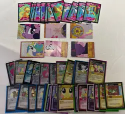 My Little Pony Trading Card Game Cards MLP TCG Bulk Lot 2 BINDERS PLUS LOOSE - Image 1