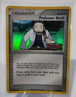 Professor Birch 80/108 EX Power Keepers Reverse Holo STAMPED Pokemon Card LP - Image 1