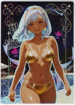 ❤MUALANI - Goddess Story Anime Waifu Card - LOVELY ZHI LIAN - UR-013 GENSHIN - Image 1