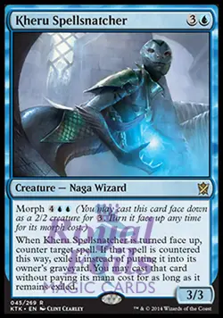 Kheru Spellsnatcher 1x FOIL MTG KTK Khans of Tarkir Rare MINT blue - Image 1