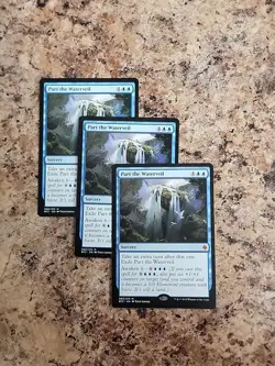 3x MTG Part the Waterveil Battle for Zendikar 080/274 Mythic NM/LP Turns x3 - Image 1