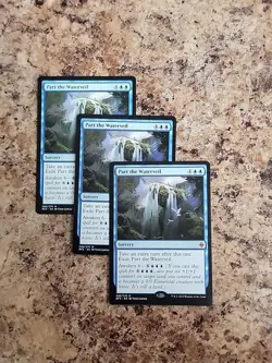 3x MTG Part the Waterveil Battle for Zendikar 080/274 Mythic NM/LP Turns x3 - Image 2