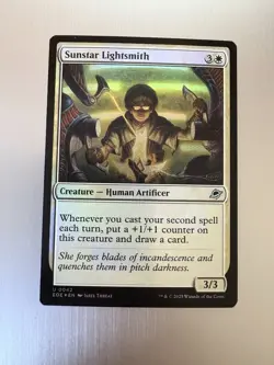 Sunstar Lightsmith - 42 - MTG: Edge of Eternities - Uncommon - FOIL - Image 1