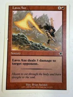 MTG - Lava Axe Starter - 111/173 - 1999 Regular Sorcery - Image 1