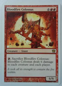 Bloodfire Colossus *Rare* Magic MtG x1 Ninth 9th Edition MP - Image 1
