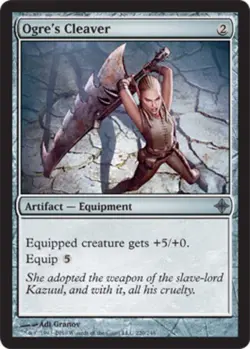Ogre's Cleaver - Rise of the Eldrazi #220/248 MTG Magic The Gathering - Image 1
