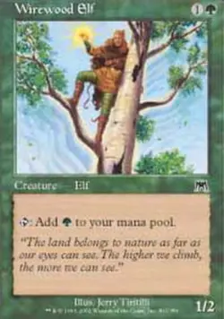 Wirewood Elf - Onslaught #301/350 MTG Magic The Gathering - Image 1