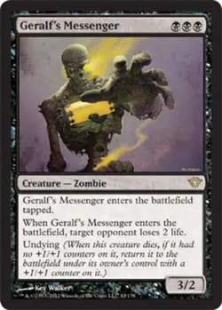 Geralf's Messenger - Dark Ascension #63/158 MTG Magic The Gathering - Image 1