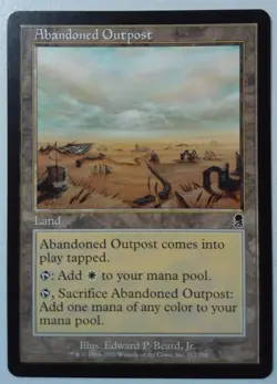Abandoned Outpost *Common* Magic MtG x1 Odyssey SP - Image 1