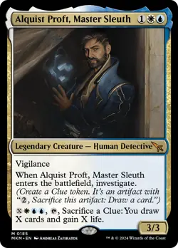 MTG Alquist Proft, Master Sleuth [Murders at Karlov Manor] Near Mint Magic - Image 1