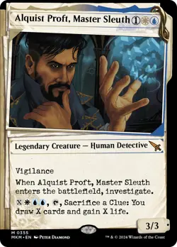 MTG Alquist Proft, Master Sleuth (Showcase) [Murders at Karlov Manor] Near Mint - Image 1