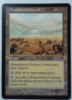 Abandoned Outpost *Common* Magic MtG x1 Odyssey MP - Image 1