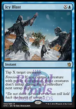 Icy Blast 1x FOIL KTK MTG Khans of Tarkir Rare MINT blue - Image 1