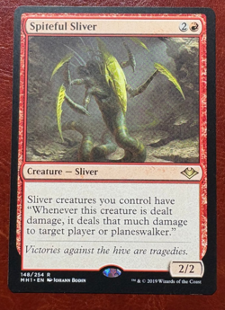 1x NM Spiteful Sliver 148/254 R - MTG Magic Never Played x1 - Image 1