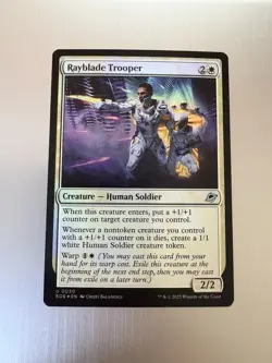 Rayblade Trooper - 30 - MTG: Edge of Eternities - Uncommon - FOIL - Image 1