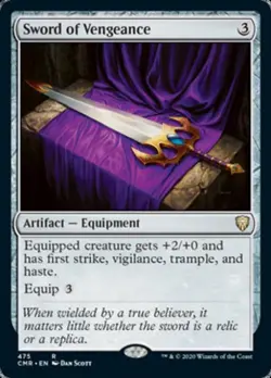 Sword of Vengeance - Light Play MTG Commander 2020 Commander Legends - Image 1
