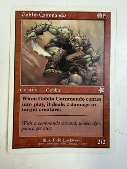 MTG - Goblin Commando - 100/173 - Starter 1999 Regular Creature - Image 1